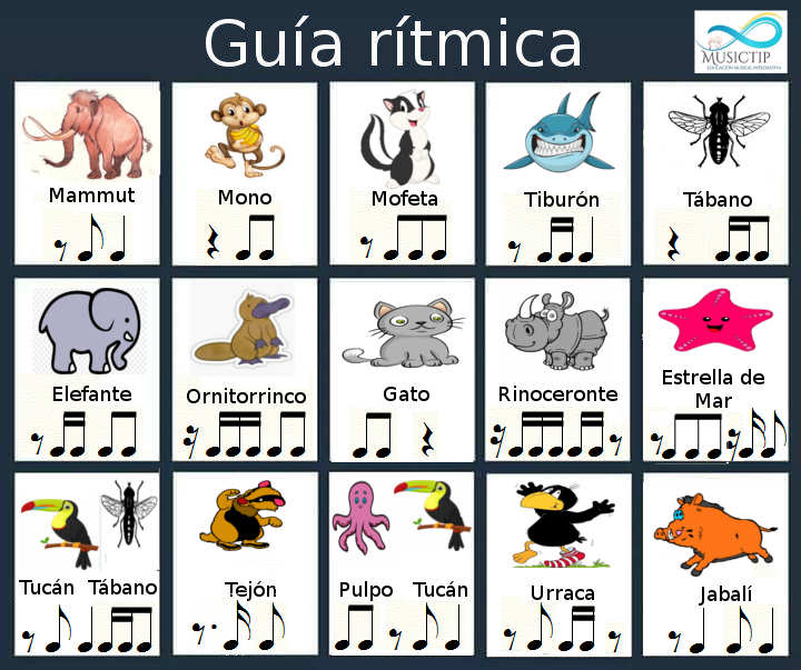 Guia sonora animales